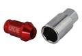 Wheel Nut Aluminum Red M12x1,5 (39mm)