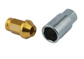 Wheel Nut Aluminum Gold M12x1,5 (39mm)
