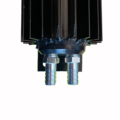 Fuel cooler Black 1/4" NPT 36.5cm (2 row)