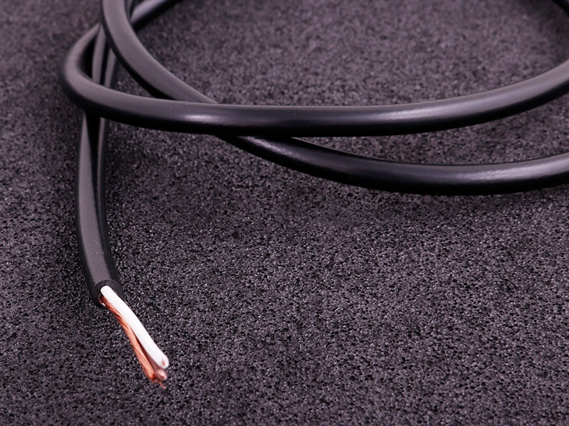 Shielded Cable 2-Wire Black