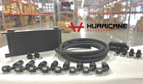 Oil cooler kit with thermostat AN8 and 16 lines