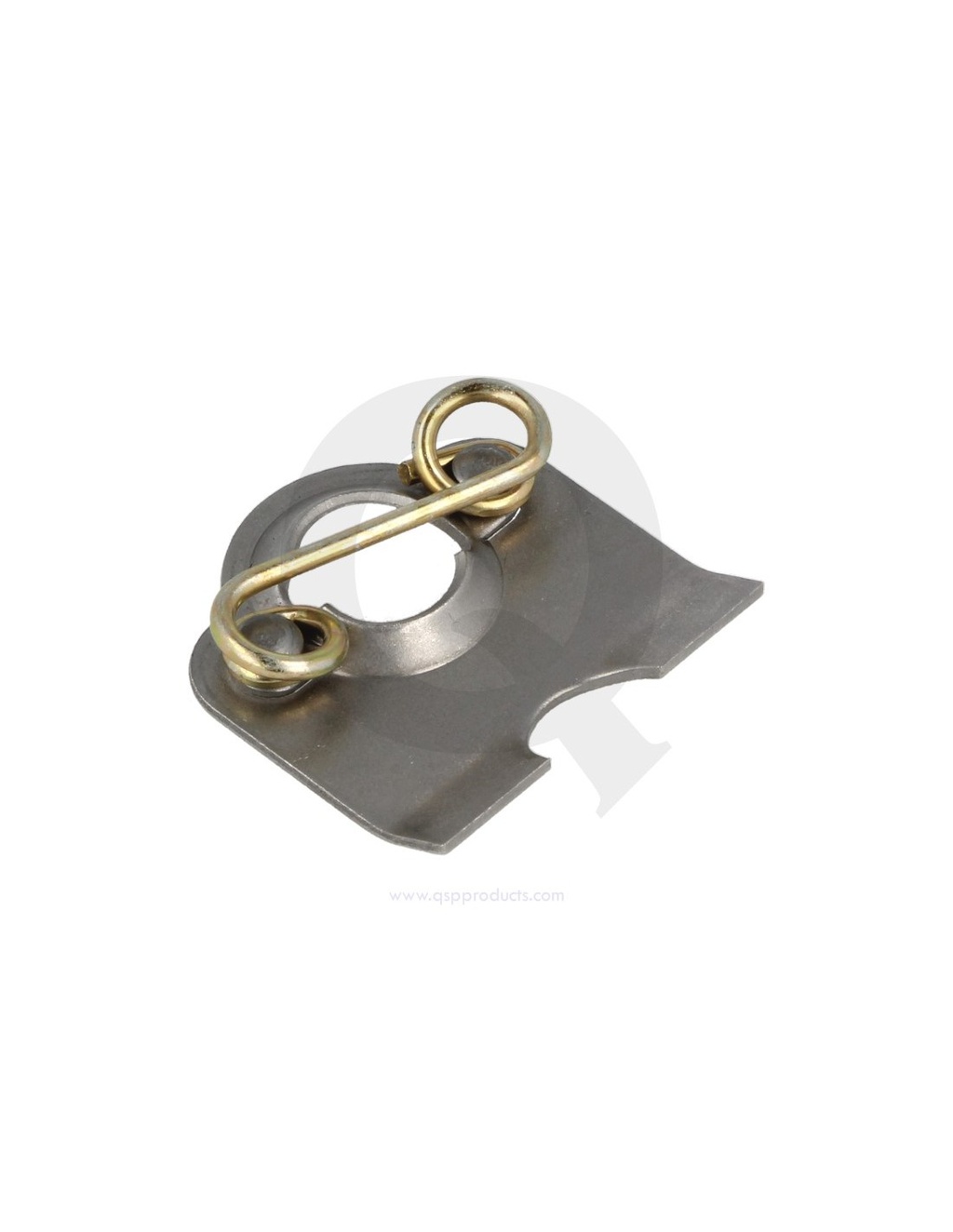QSP DZUS Welding plate with spring for Bracket