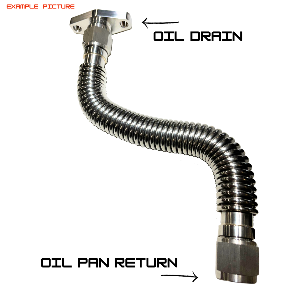 SPD Oil return flex pipe (150mm)
