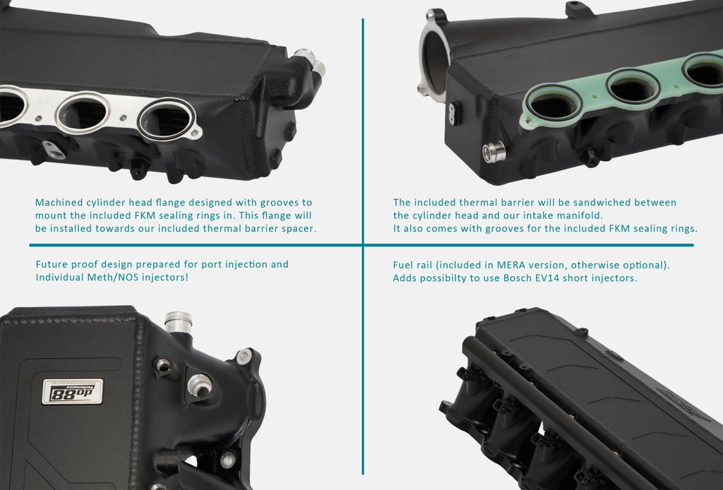 Intake manifold + Intercooler Toyota GR Supra A90/BMW B58