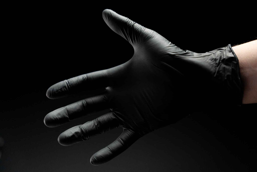 Assembly gloves / Work gloves black (X-large)