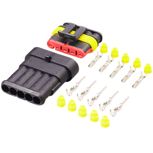 Connector 5-pin Superseal male + Female