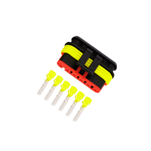 Connector 6-pin Superseal Male