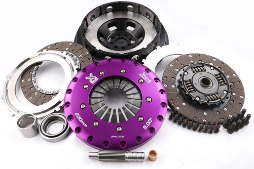 NISSAN Z (Z34) 3.0 3.0 Xtreme Performance - 230mm Sprung hub Organic Twin Plate Clutch Kit Incl Flywheel 1000Nm