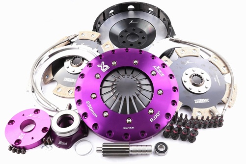 TOYOTA SUPRA 3.0 i Bi-Turbo (JZA80_) - 230mm Rigid Ceramic Twin Plate Clutch Kit Incl Flywheel & CSC 1800Nm