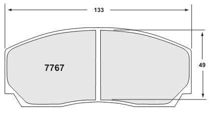 PFC08 CMPD 6 piston (K-sport, D2, XYZ ) -17mm