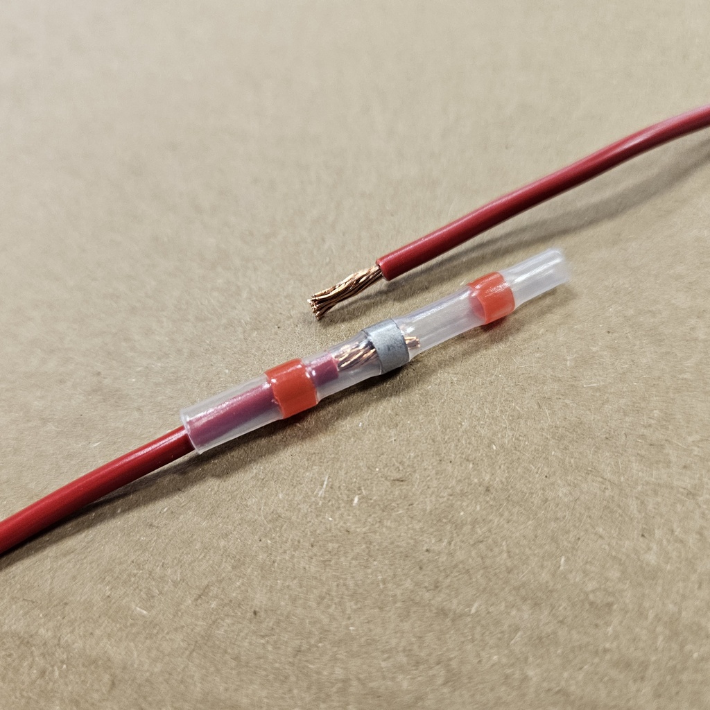 Joint sleeve Red Solder (10x)
