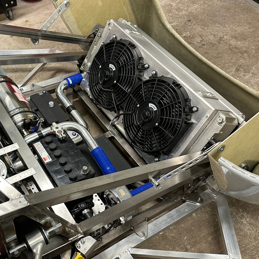 SPAL cooling fan 350mm / 14" suction