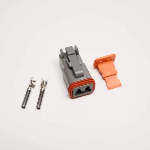 Connector 2-pin DT series male