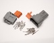 Connector 8-pin DTM series male + Female