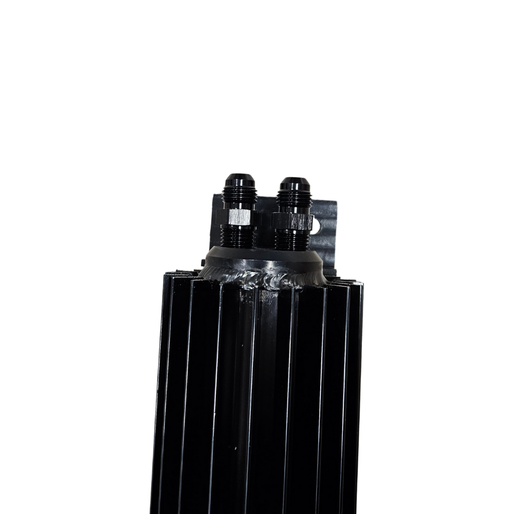 Fuel cooler Black 1/4" NPT 36.5cm (2 row)