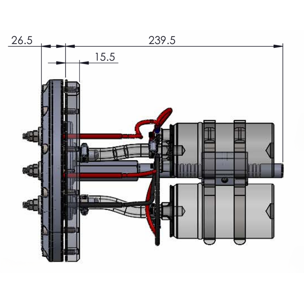 SPD Fuel pump hanger 200mm