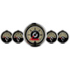 5 Pc. Gauge Kit, 3-3/8" & 2-1/16", Elec. Speedometer, Cruiser