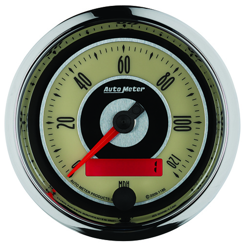 3-3/8" Speedometer, 0-120 Mph, Cruiser