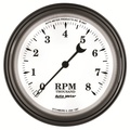 3-3/8" In-Dash Tachometer, 0-8,000 Rpm, Old-Tyme White Ii