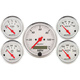 5 Pc. Gauge Kit, 3-1/8" & 2-1/16", Elec. Speedometer, Arctic White