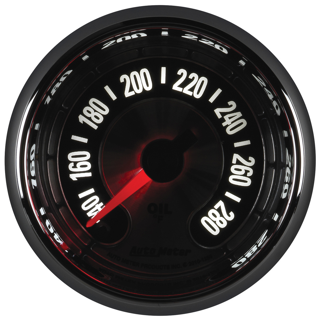 2-1/16" Oil Pressure, 140-280 °F, American Muscle