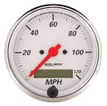 5 Pc. Gauge Kit, 3-1/8" & 2-1/16", Elec. Speedometer, Arctic White