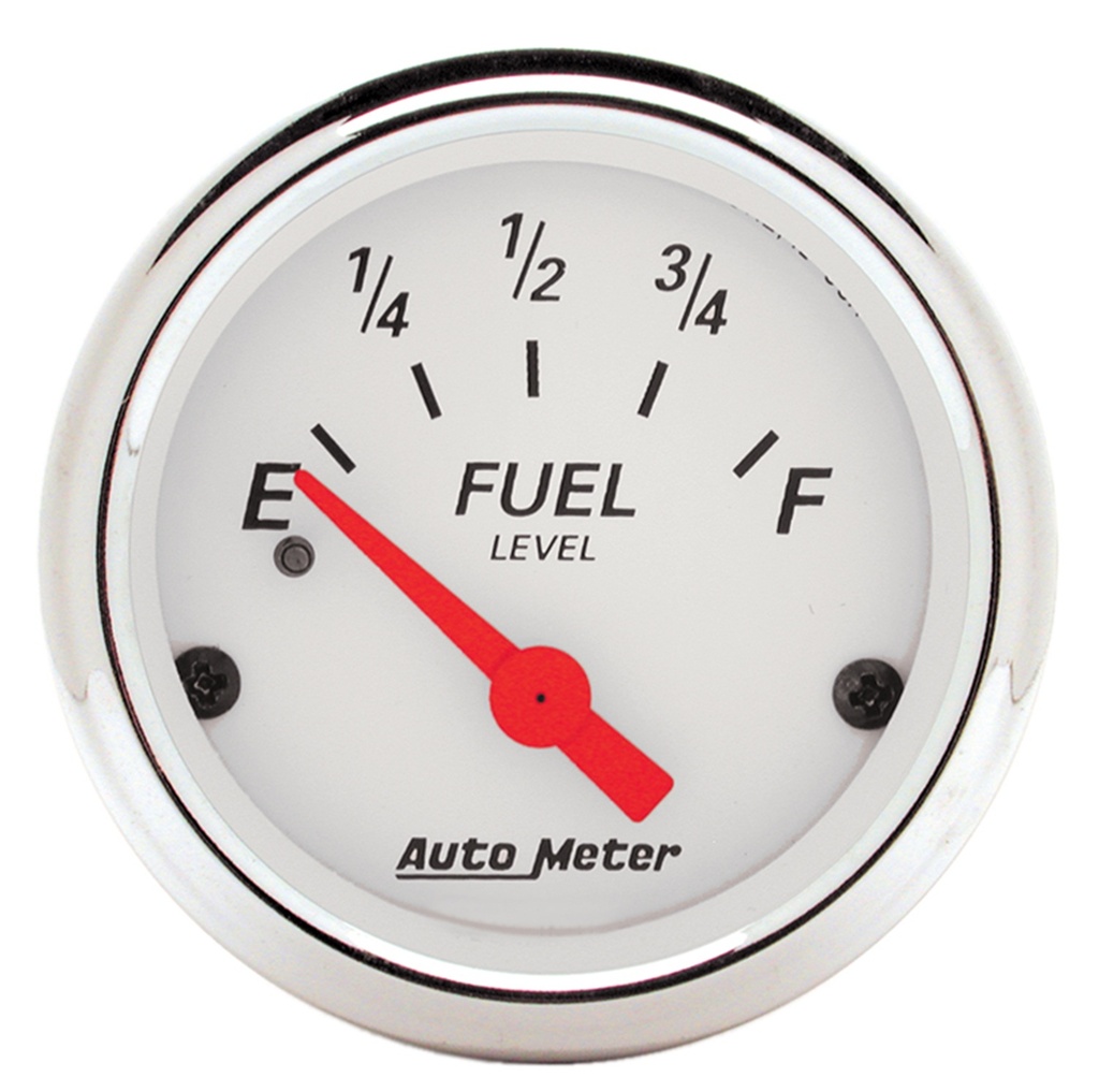 5 Pc. Gauge Kit, 3-1/8" & 2-1/16", Elec. Speedometer, Arctic White