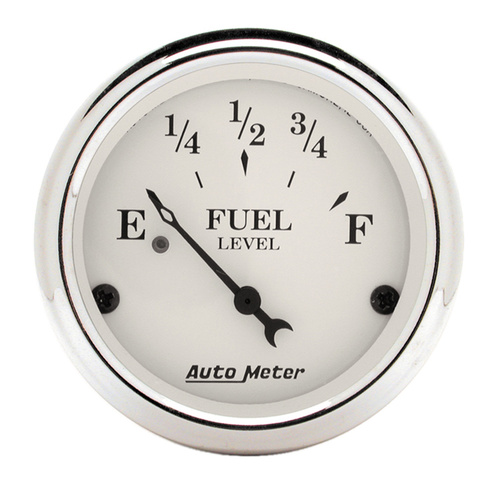 2-1/16" Fuel Level, 240-33 Ω Old Tyme White