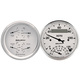 2 Pc. Gauge Kit, 3-3/8" Quad & Tach/Speedo, 240-33 Ω, Old Tyme White