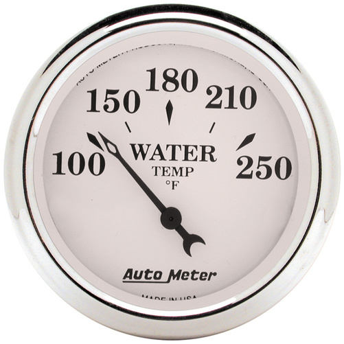 2-1/16" Water Temperature, 100-250 °F, Old-Tyme White