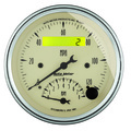 2 Pc. Gauge Kit, 3-3/8" Quad & Tach/Speedo, 240-33 Ω, Antique Beige