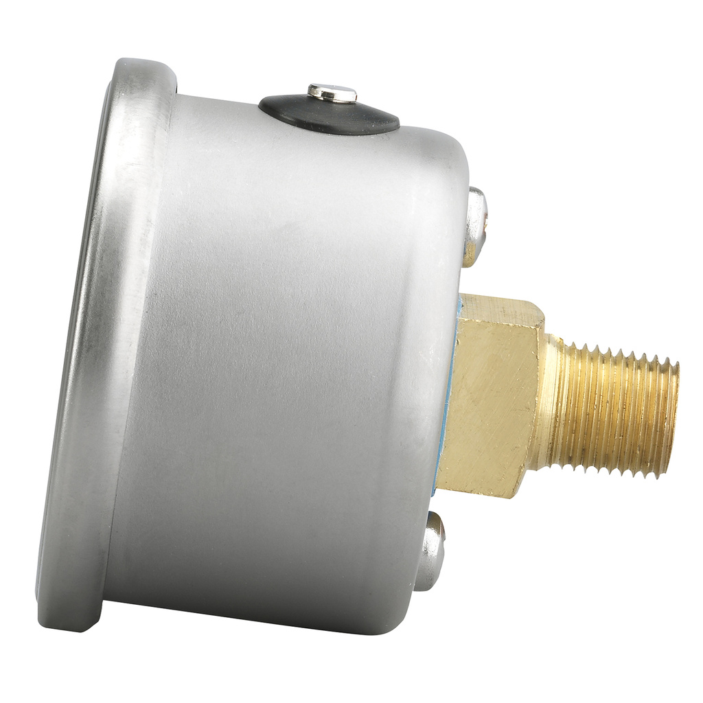 1-1/2" Pressure, 0-100 Psi, Silver
