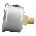 1-1/2" Pressure, 0-100 Psi, Silver