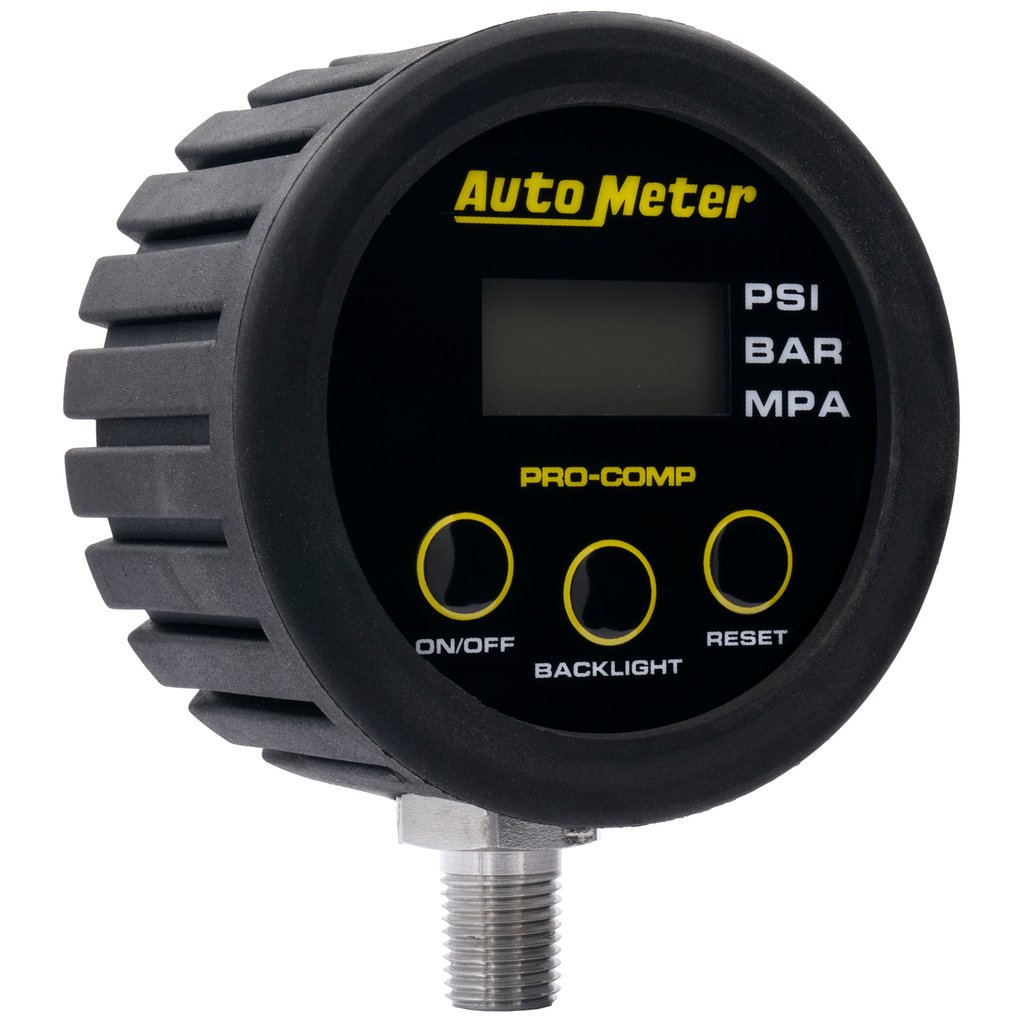 Gauge Head Only, Tire Press, 50 Psi / 3.45 Bar, Race Digital, Backlit W/ Mem, Pro-Comp