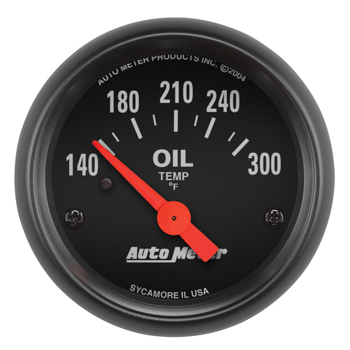 2-1/16" Oil Temperature, 140-300 °F, Z-Series