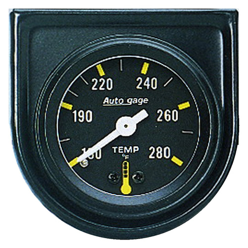1-1/2-1/16" Water Temperature, 100-280 °F, Auto Gage