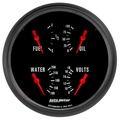 5" Quad Gauge, 100 Psi/100-250 °F/8-18v/240-33 Ω, Z-Series