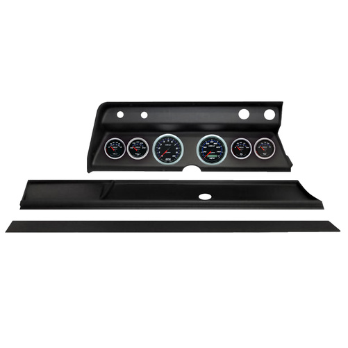 6 Gauge Direct-Fit Dash Kit, Chevy Chevelle 66, Cobalt