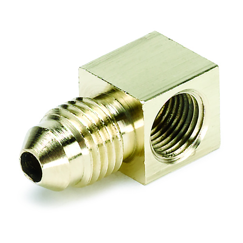 Fitting, Adapter, 90 °, 1/8" Nptf Female To -4an Male, Brass