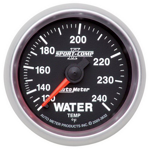 2-1/16" Water Temperature, 120-240 °F, Sport-Comp Ii