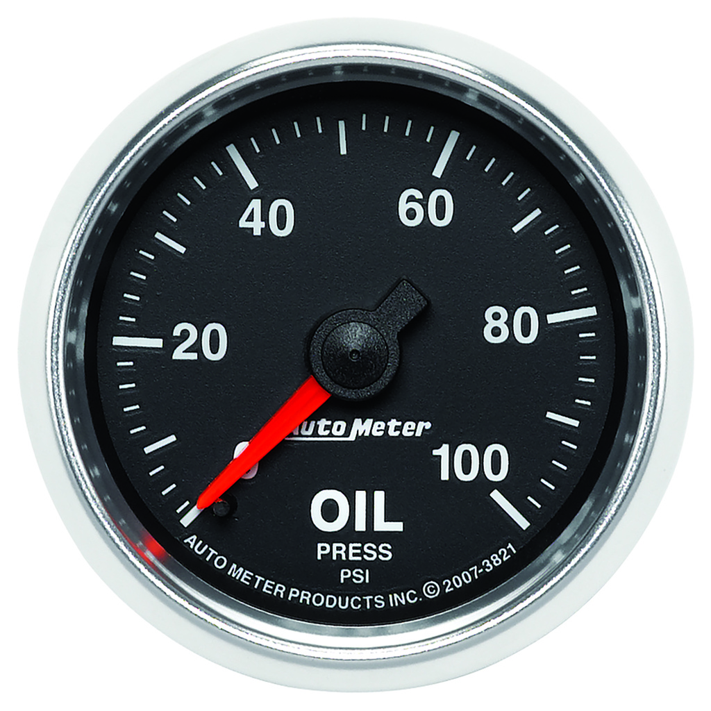 2-1/16" Oil Pressure, 0-100 Psi, Gs