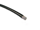 AN3 Stainless braided brake line Black