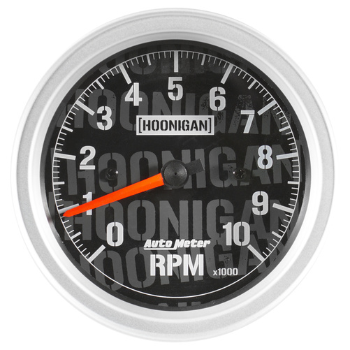 3-3/8" Tachometer, 0-10,000 Rpm, In-Dash, Hoonigan