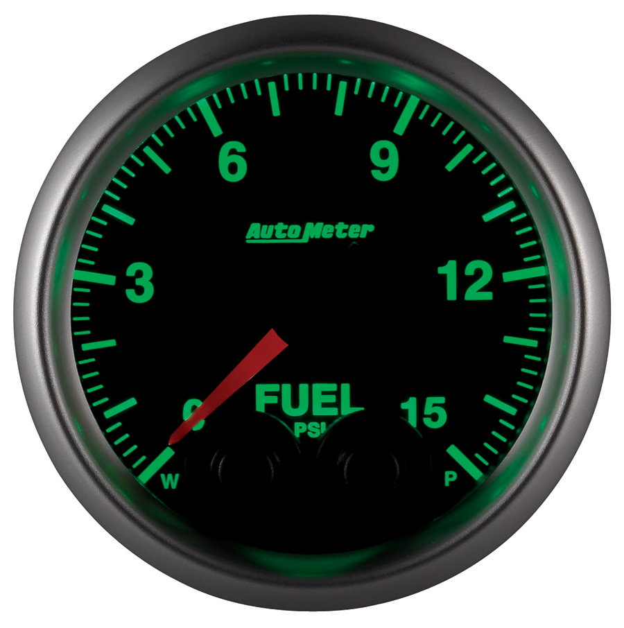 2-1/16" Fuel Pressure, 0-15 Psi, Elite, -4an Sensor