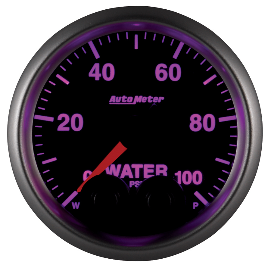 2-1/16" Water Pressure, 0-100 Psi, Elite