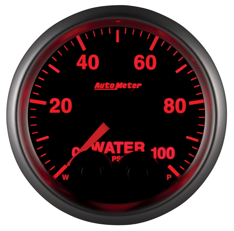 2-1/16" Water Pressure, 0-100 Psi, Elite