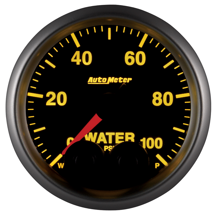 2-1/16" Water Pressure, 0-100 Psi, Elite