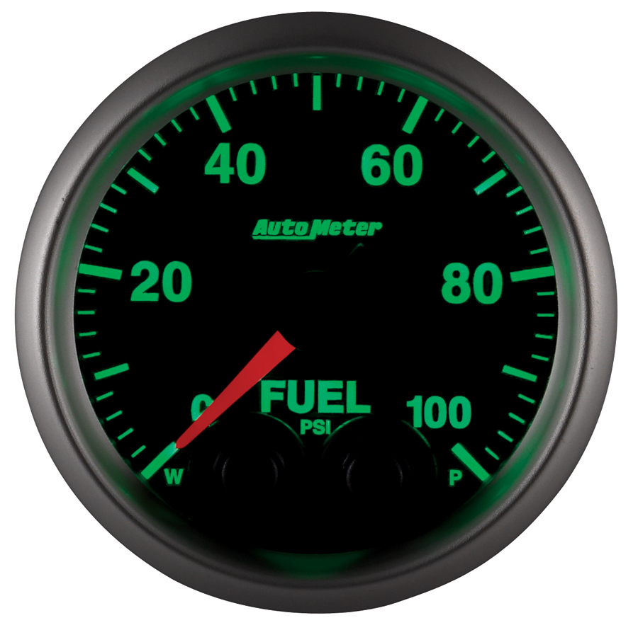 2-1/16" Fuel Pressure, 0-100 Psi, Elite