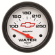 2-5/8" Water Temperature, 100-250 °F, Chevy Red Bowtie, White