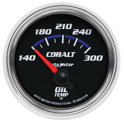 2-1/16" Oil Temperature, 140-300 °F, Cobalt